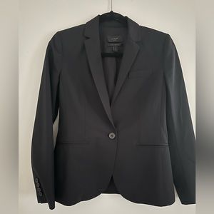 Black J.Crew 1035 blazer in bi-stretch wool size 2